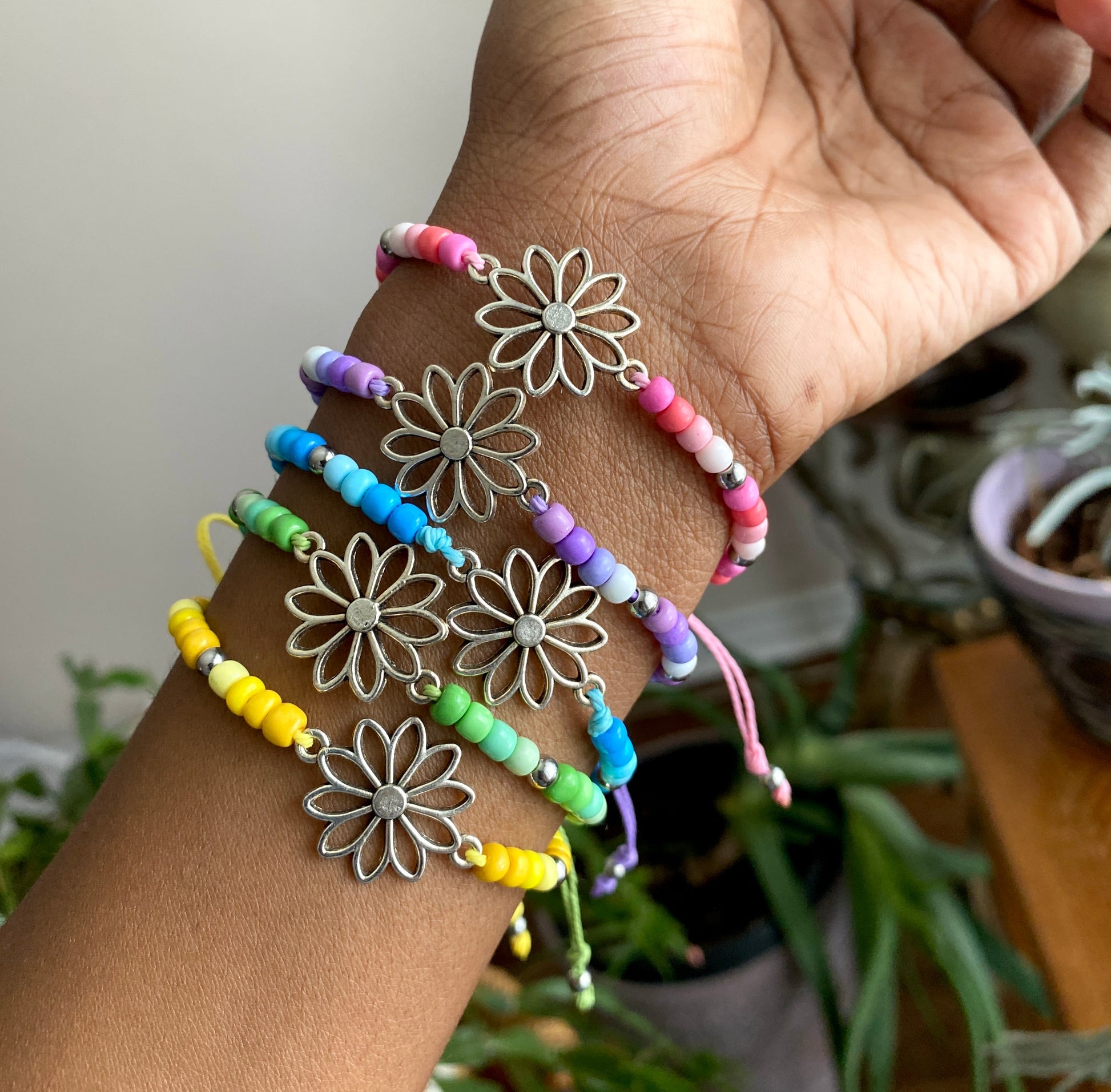 Daisy Charm Bracelet