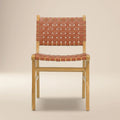 Banda Teak & Leather Dining Chair