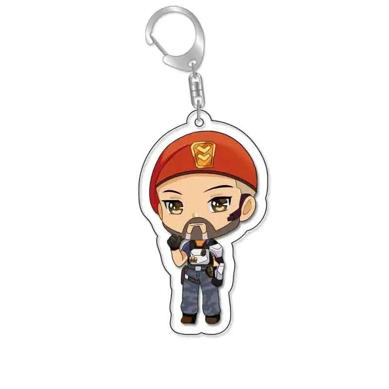 Valorant 'Brimstone' Keyring Acrylic Keychain