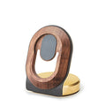 Wood MagSafe Stand Brass