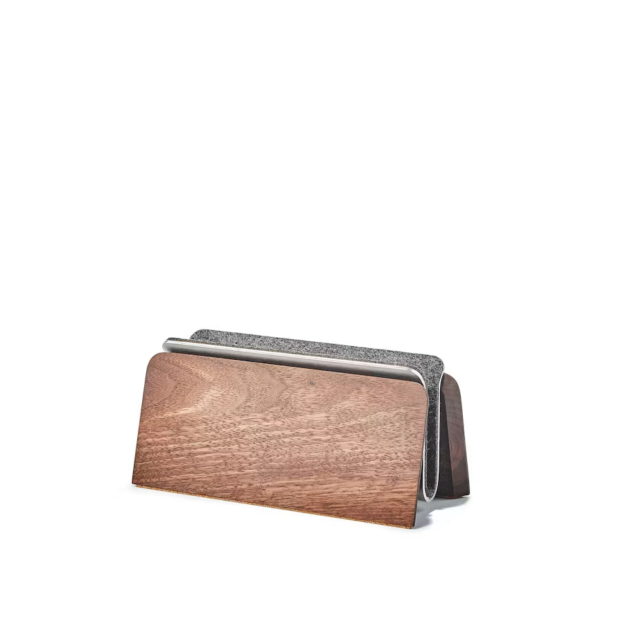 Wood MacBook Dock Walnut