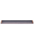 Leather & Wood Keyboard Wrist Rest Walnut