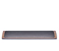 Leather & Wood Keyboard Wrist Rest Walnut