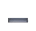 Leather & Wood Keyboard Wrist Rest Blackened walnut