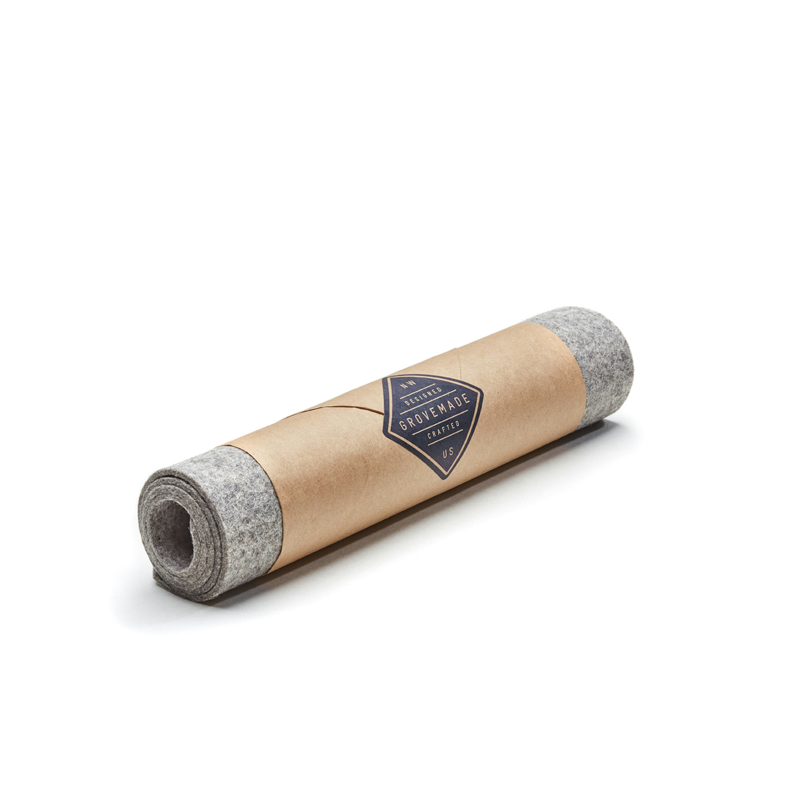 Wool Felt Desk Pad Light grey