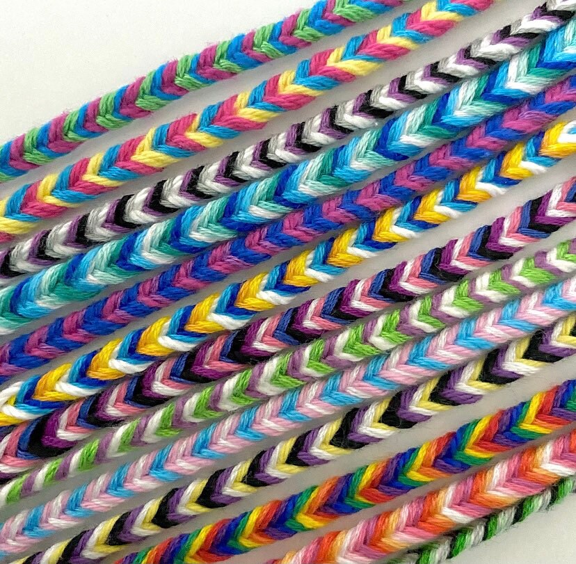 LGBTQ Pride Fishtail Friendship Bracelets