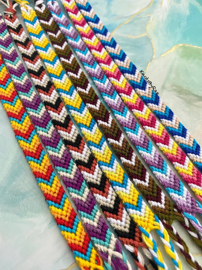 Chevron Stripe Anklets