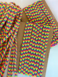 Neon Rainbow Fishtail Friendship Bracelets